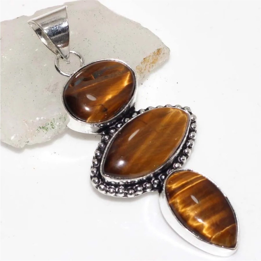 Gorgeous Tiger’s Eye pendant